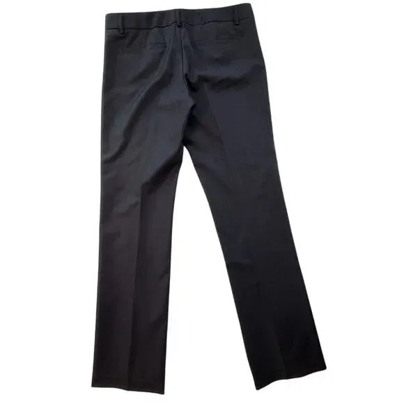 Banana Republic The Logan Fit Wool Blend Plaid Dress Pants Gray Size 6 - Picture 2 of 8